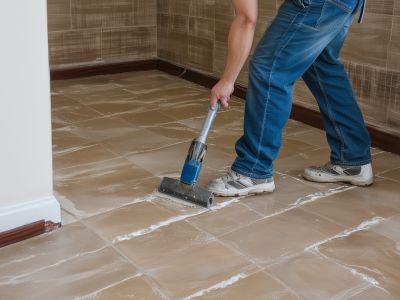 Professional tile sealing application